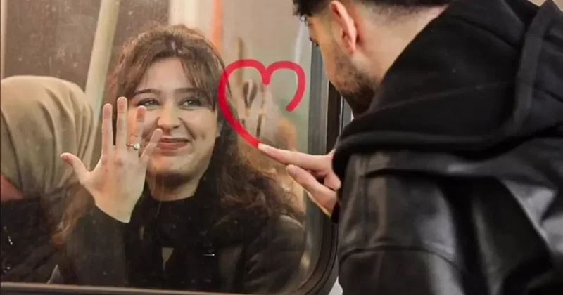 Metroda Nişanlıyım yanıtını aldığı kızla bir yıl sonra yeniden buluştu