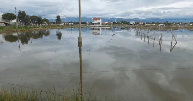 Burhaniye de yazlıklar ve tarlalar su içinde kaldı Balıkesir Haberleri