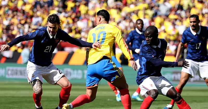 Fransa, özel maçta Kolombiya’ya takılmadı!