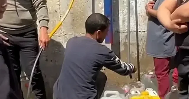 Gazze’de su krizi derinleşiyor VİDEO İZLE