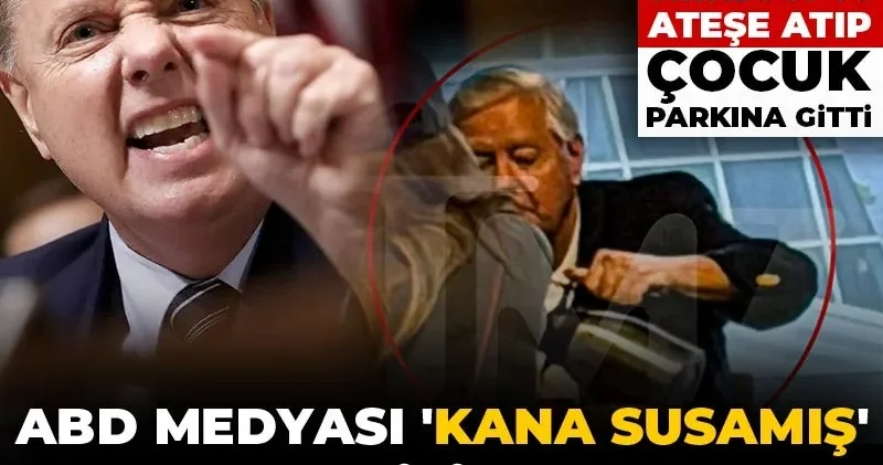 ABD medyası Kana susamış manşeti ile çıktı! Trump ın favori senatörü Ortadoğu yu ateşe atıp çocuk parkına gitti