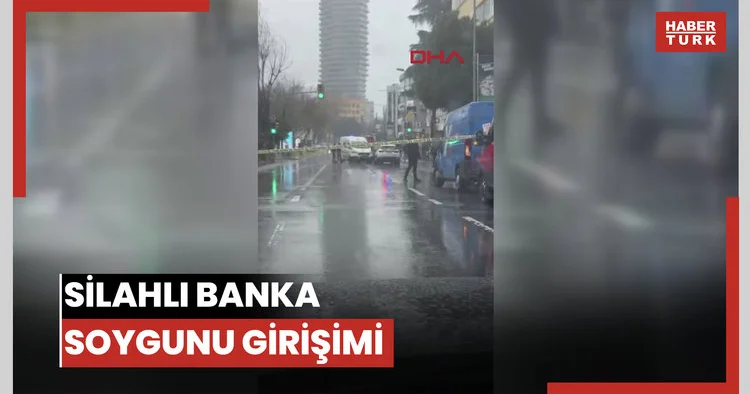 Silahlı banka soygunu girişimi
