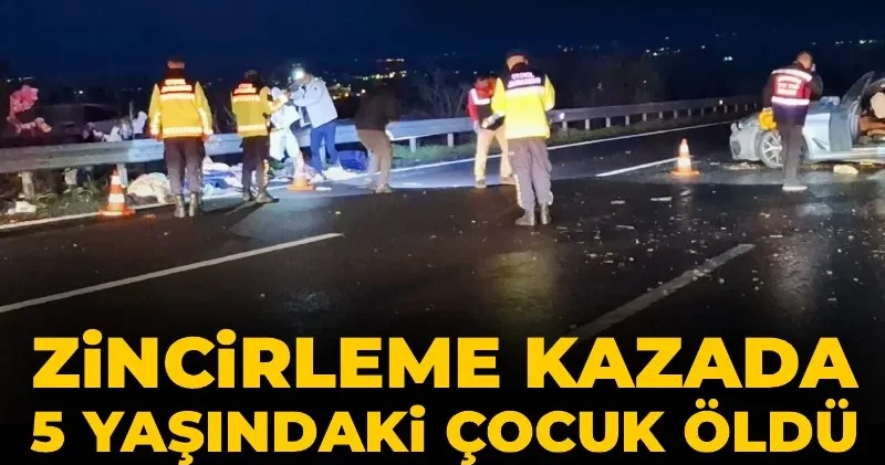 Şanlıurfa da facia! Zincirleme kazada 5 yaşındaki çocuk öldü 5 kişi yaralandı