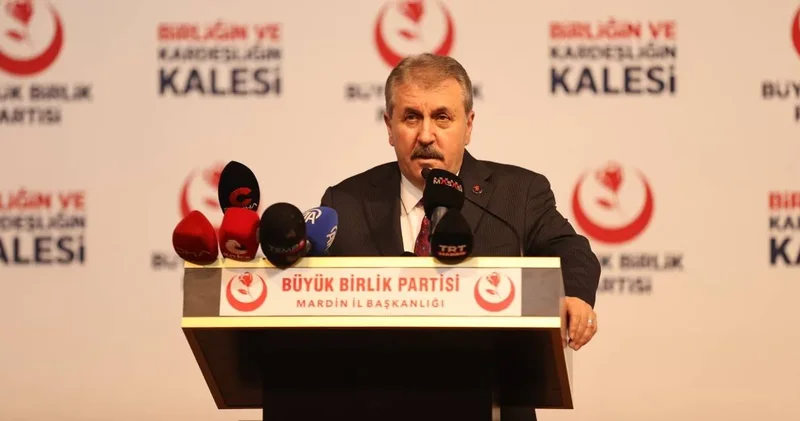 Destici İmralı Süreci ne şartlı desteğini açıkladı! PKK nın tüm unsurları feshedilirse...