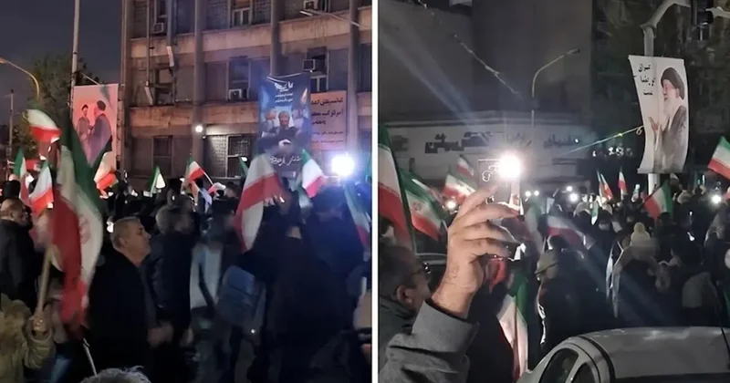 Tahran gece yarısı karanlığa gömüldü: Halk sokaklarda