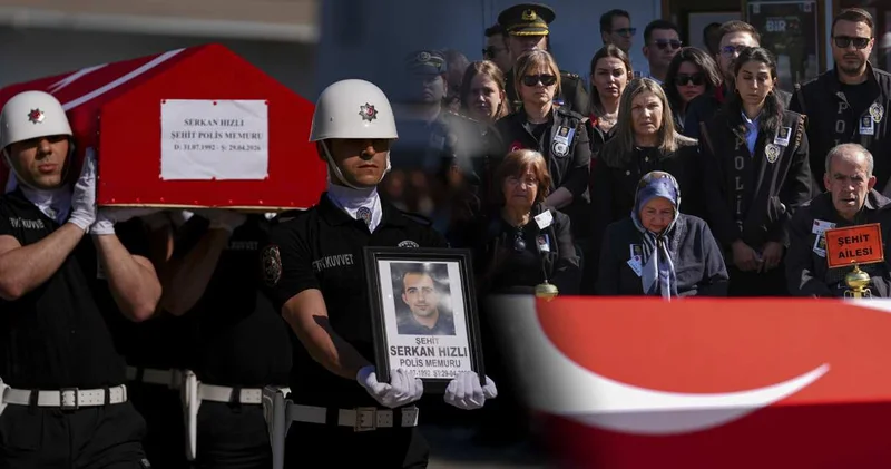 Şehit polis memuru için İzmir’de tören düzenlendi! Naaşı memleketine uğurlandı