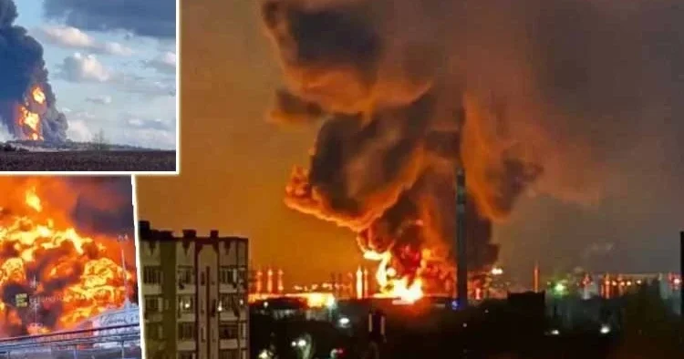 Rusya da peş peşe saldırılar: Stratejik hedefler vuruldu... Acil durum ilan edildi