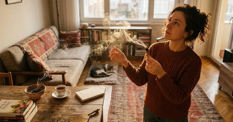 Evin ortasında tarçın yakan sonucuna inanamıyor Sözcü Gazetesi