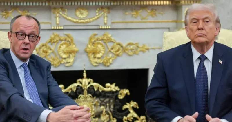 Trump yine Almanya liderini hedef aldı! Ülkeni kurtarmaya bak, dünyaya karışma