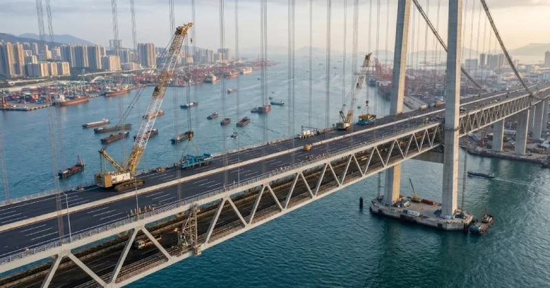 16 şeritli çift katlı köprüde kritik eşik aşıldı: Dünyanın en büyüğü olacak Sözcü Gazetesi