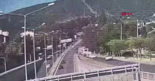 İzmir de bir polisin şehit olduğu tır dehşetinin görüntüleri ortaya çıktı