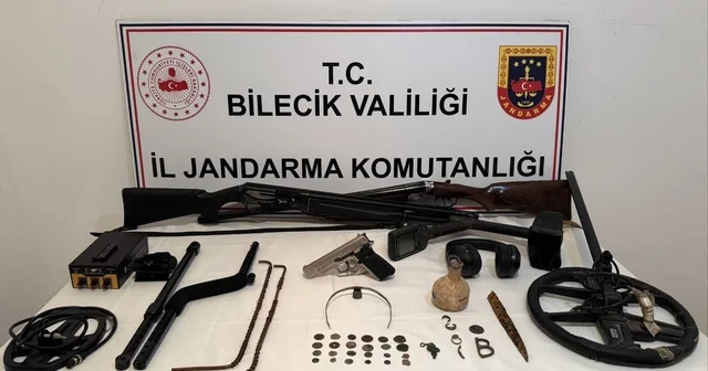Bilecik te tarihi eser kaçakçılığı operasyonunda şüpheli yakalandı Bilecik Haberleri