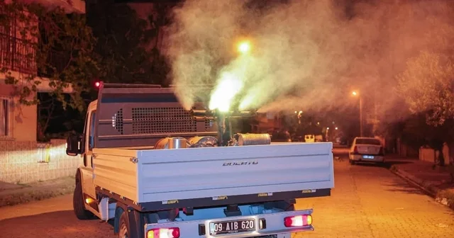 İncirliova da sivrisinek ve haşereye karşı mesai sürüyor Aydın Haberleri