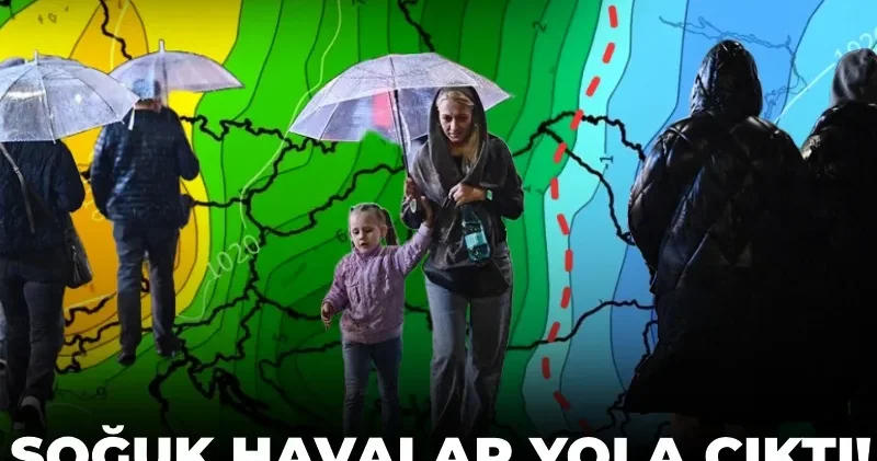 Meteoroloji saat verdi: Soğuk havalar yola çıktı! 8 derece birden düşecek