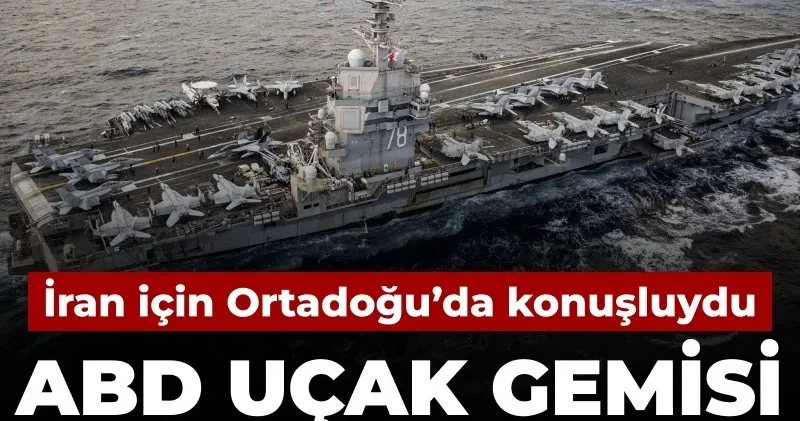 ABD uçak gemisi Ortadoğu dan çekiliyor