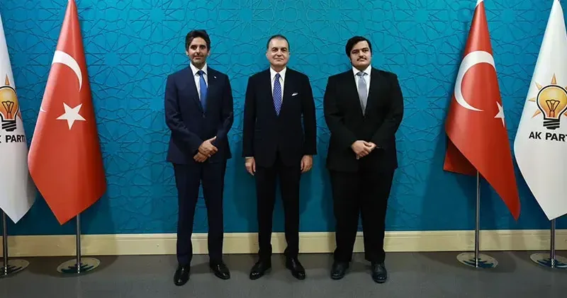 Ömer Çelik, Katar Büyükelçisi Al Henzap ve Başkatip Al Thani ile görüştü