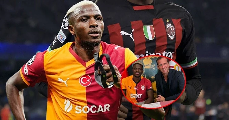 Galatasaray dan Osimhen tarifesi! Milan ın starı geliyor