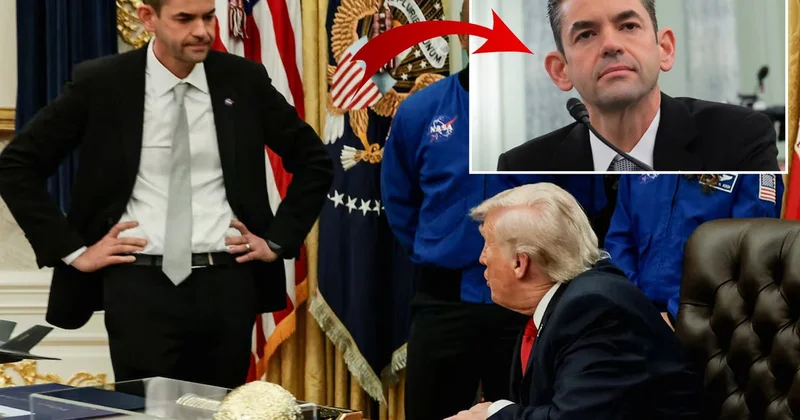 Trump, NASA Başkanı nın büyük kulaklarıyla dalga geçti