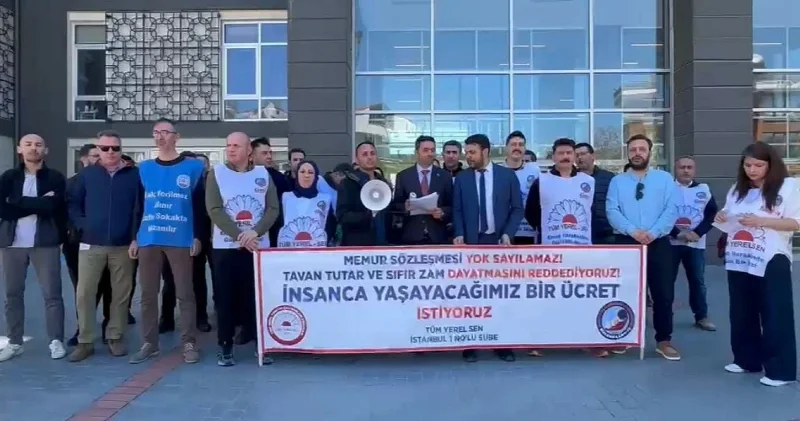 Çekmeköy’de toplu sözleşme eylemi Yerel Gündem Haberleri