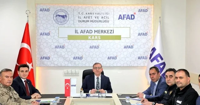 Kars ta afetlere karşı hazırlık masaya yatırıldı Kars Haberleri