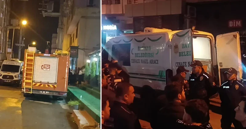 Batman da yangın çıkan evde korkunç manzara Batman Haberleri