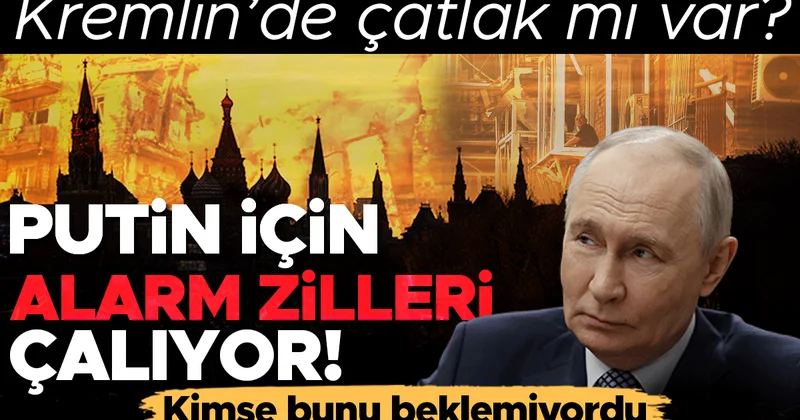 Kimse bunu beklemiyordu: Putin için alarm zilleri çalıyor! Kremlin’de çatlak mı var?