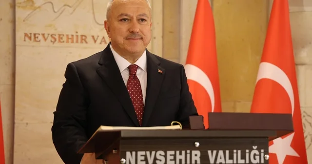 Emniyet Genel Müdürlüğü ne atanan Vali Fidan için uğurlama töreni düzenlendi Nevşehir Haberleri