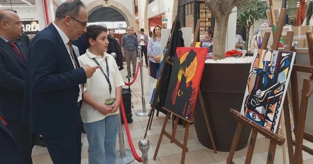 Öğrencilerin yıl boyunca emek verdikleri eserler görücüye çıktı Aydın Haberleri