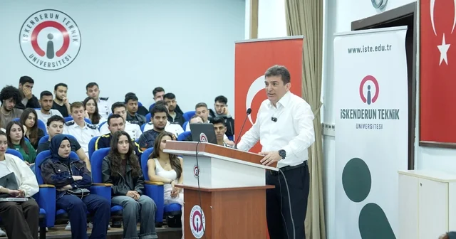 Prof. Dr. Murat Yalçıntaş, İskenderun Teknik Üniversitesi nde gençlerle bir araya geldi Hatay Haberleri