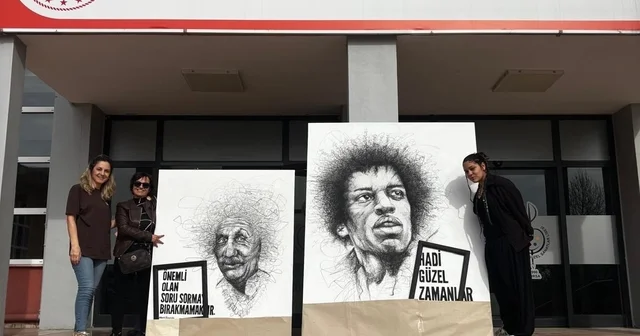 Lise öğrencileri mezun olmadan eserlerini sergileyecek Bursa Haberleri