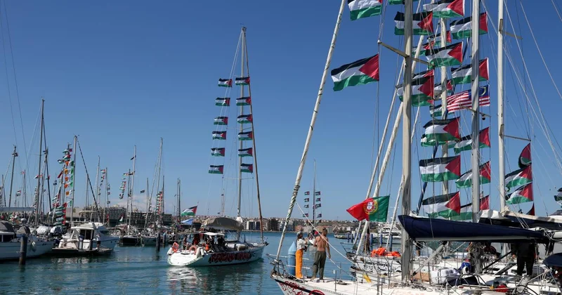 Türkiye dahil 11 ülkeden İsrail in Küresel Sumud Filosu na düzenlediği saldırılara tepki