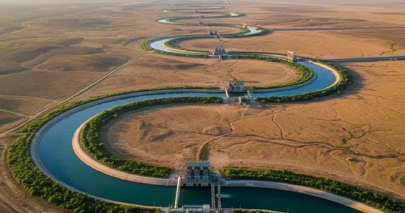Dünyanın en büyük yapay nehri ile tanışın! 2.700 kilometrelik can suyu