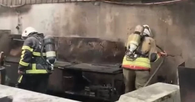 Dörtyol da tel fabrikasında yangın Hatay Haberleri