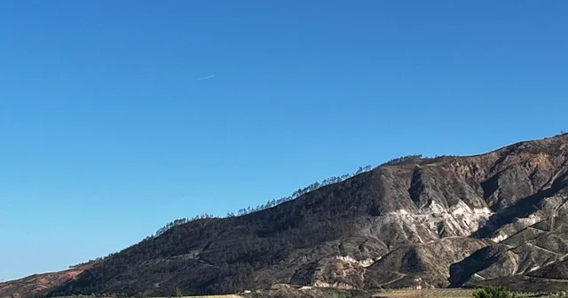 Buldan da 5 gün süren yangının izleri dağlarda kaldı Denizli Haberleri