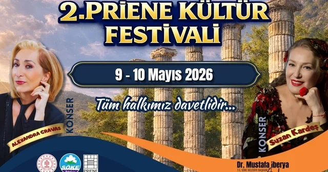 Söke de gerçekleşecek Priene Kültür Festivali için geri sayım başladı Aydın Haberleri