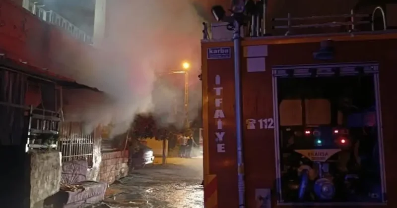 Dörtyol’da ev yangını