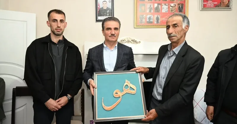 Şehit ailelerine bayram ziyareti