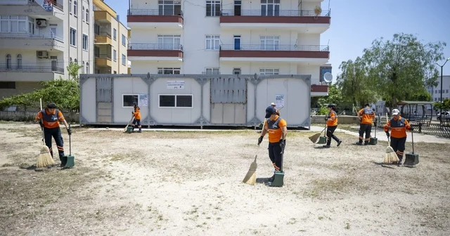 Mersin de kurban kesim alanlarında bayram temizliği Mersin Haberleri