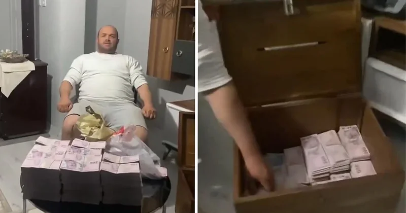Balya balya para ile kameraların karşısına geçen besici meydan okudu
