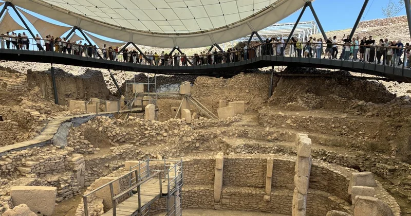 Göbeklitepe de bayram tatili yoğunluğu yaşanıyor