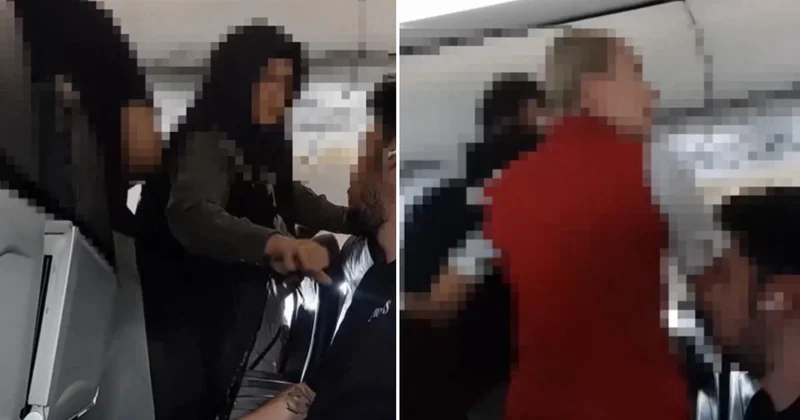 THY uçağında yolcu herkesin içinde tuvaletini yaptı