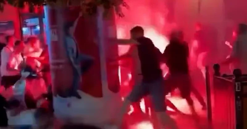 İngiliz ve Fransız taraftarlar, Budapeşte sokaklarında meydan savaşına tutuştu Sözcü Gazetesi