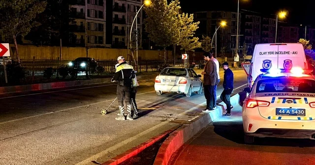 İki otomobilin peş peşe çarptığı yaya öldü Malatya Haberleri