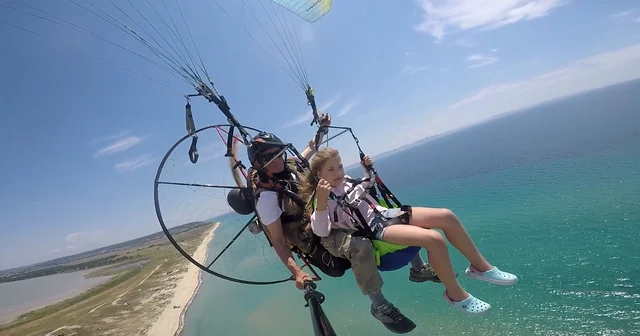 Saros un güzelliklerini paramotorla keşfediyorlar Edirne Haberleri