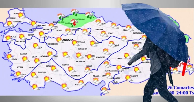 Meteoroloji saat vererek uyardı: 30 Mayıs Cumartesi bugün hava nasıl olacak, sağanak yağış beklenen bölgeler neresi? Son Dakika Haberleri