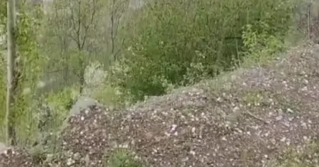 Erzurum da ceviz büyüklüğünde dolu yağışı hayatı olumsuz etkiledi VİDEO İZLE