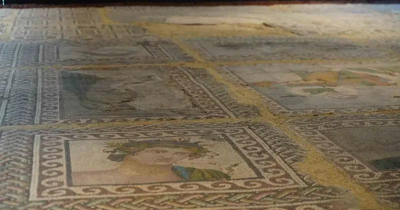 Aşil ve Thetis’in yer aldığı Amisos Mozaiği Samsun Müzesinde sergileniyor