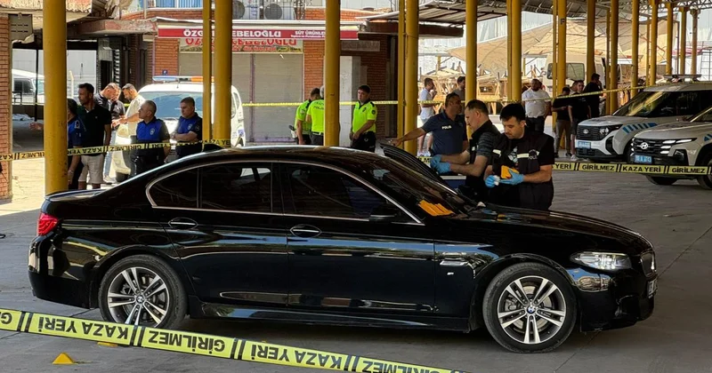 Aydın da park halindeki otomobile silahlı saldırı: 1 ölü, 1 yaralı