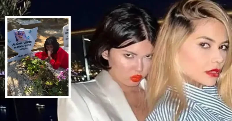 Bahar Candan ın acı bayramı: Nihal Candan ın mezarı başında gözyaşlarına boğuldu!