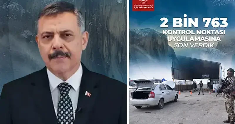 Bakan Çiftçi: 2 bin 763 kontrol ve arama noktası uygulamasına son verdik